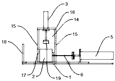 Concrete test block demolding device