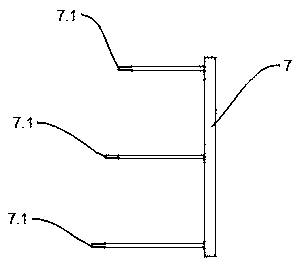 Concrete test block demolding device