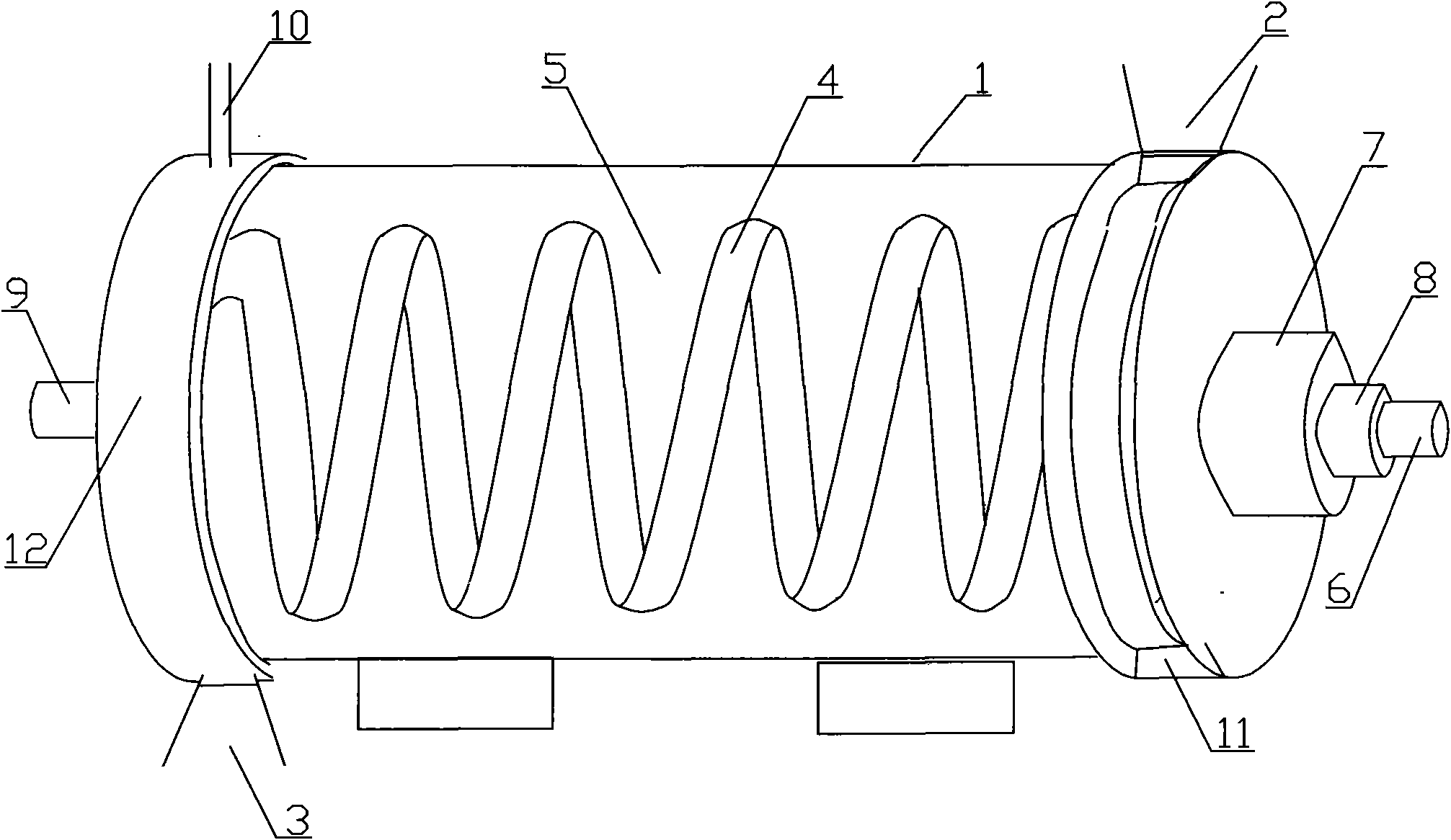 Coal substance decomposing device