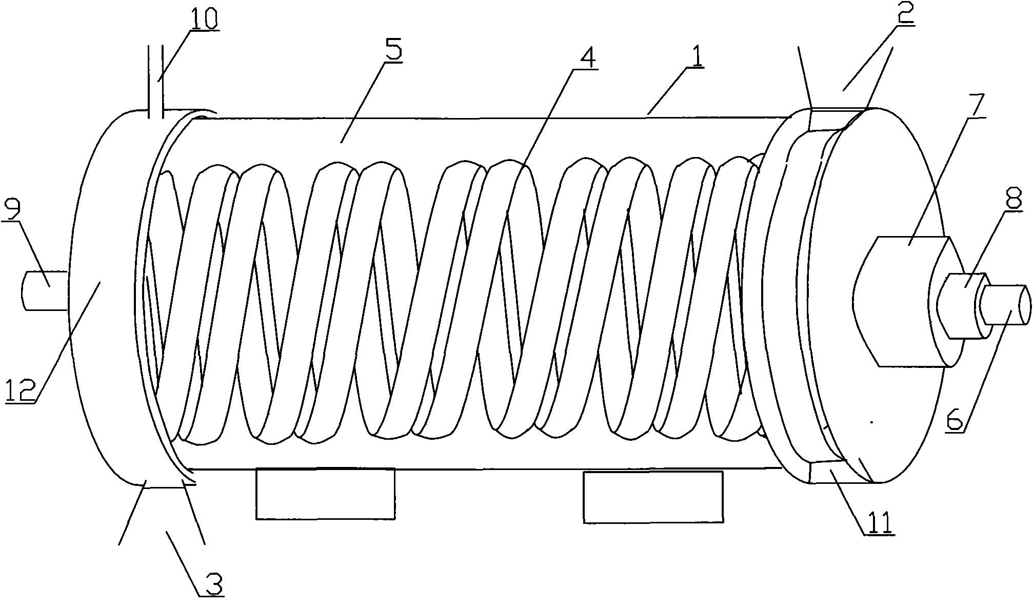 Coal substance decomposing device