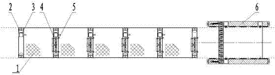 Movable operating platform type floating net-cage fish culturing accessory facility