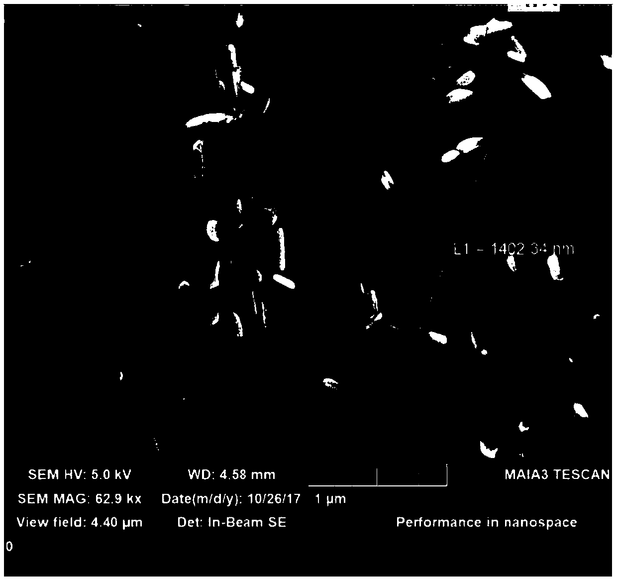 Binary mixed solvent system and application of binary mixed solvent system to preparation of perovskite material