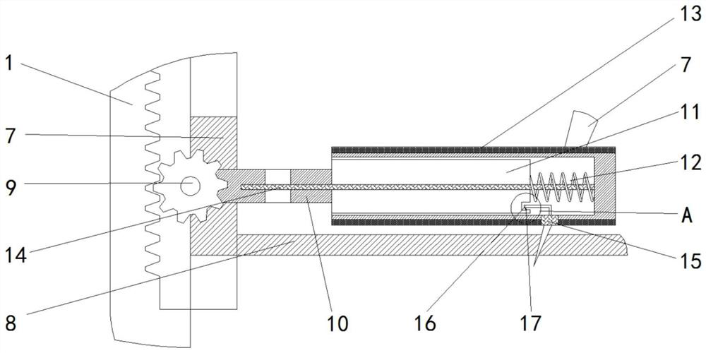 Equipment for cleaning and disinfecting medical scissors by using telescopic roller