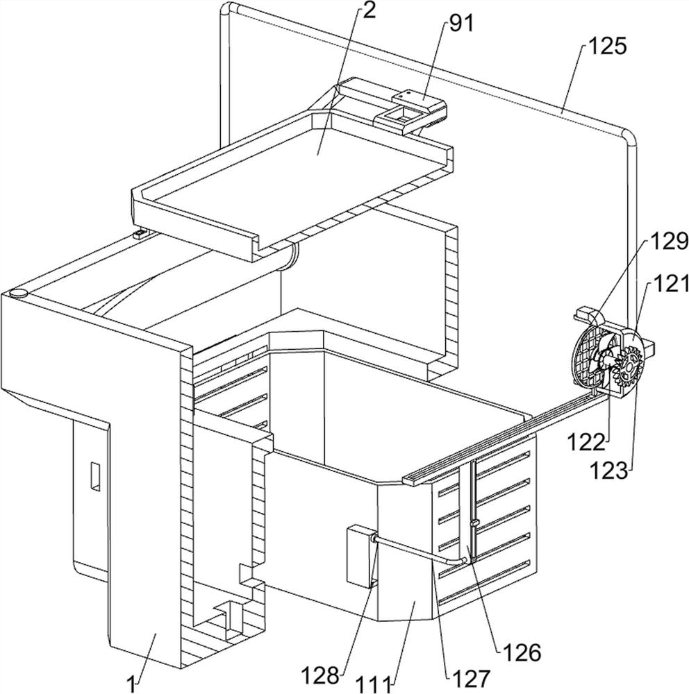 An environment-friendly cutting device for imitation leather texture composite fabric