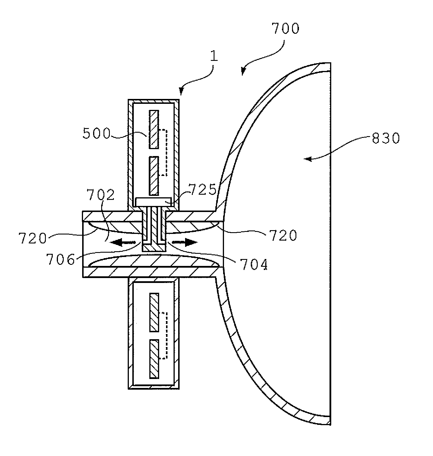 Pump unit and breathing assistance device