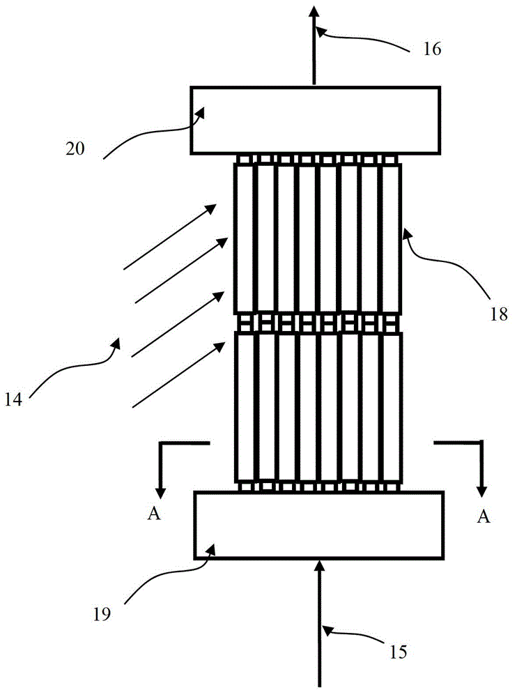 Tower type solar thermal power generation system for heat absorber of vacuum heat absorption pipes