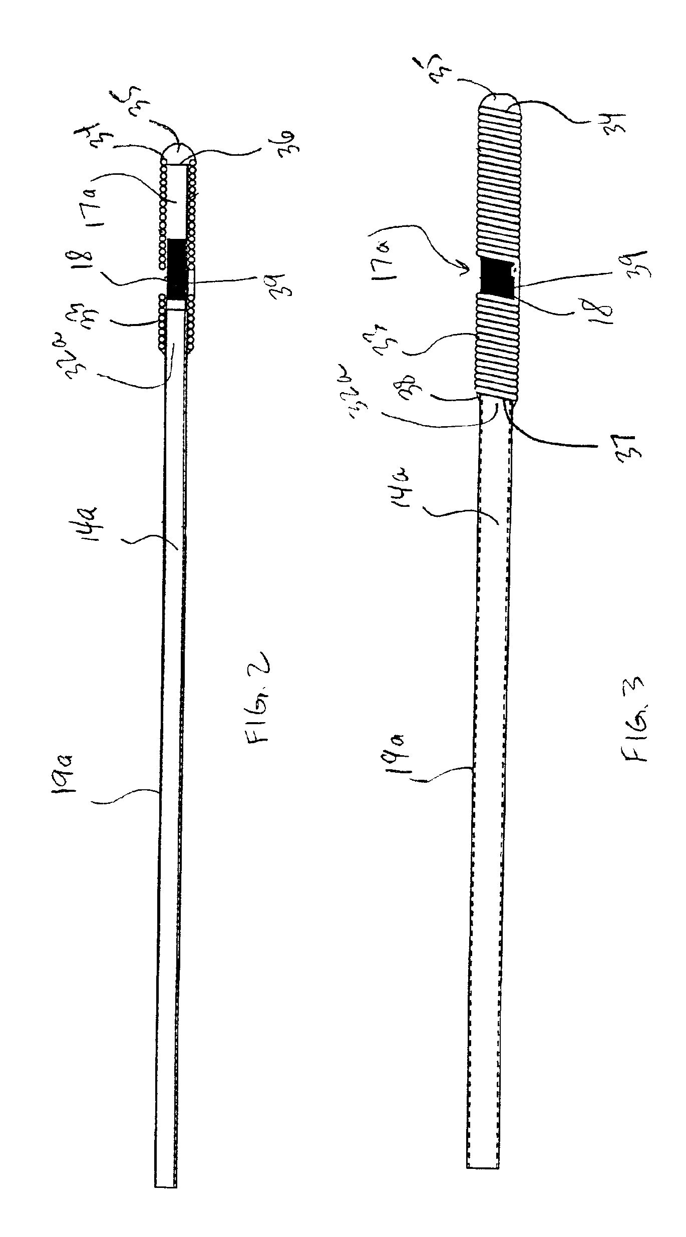 Catheters with fluorescent temperature sensors