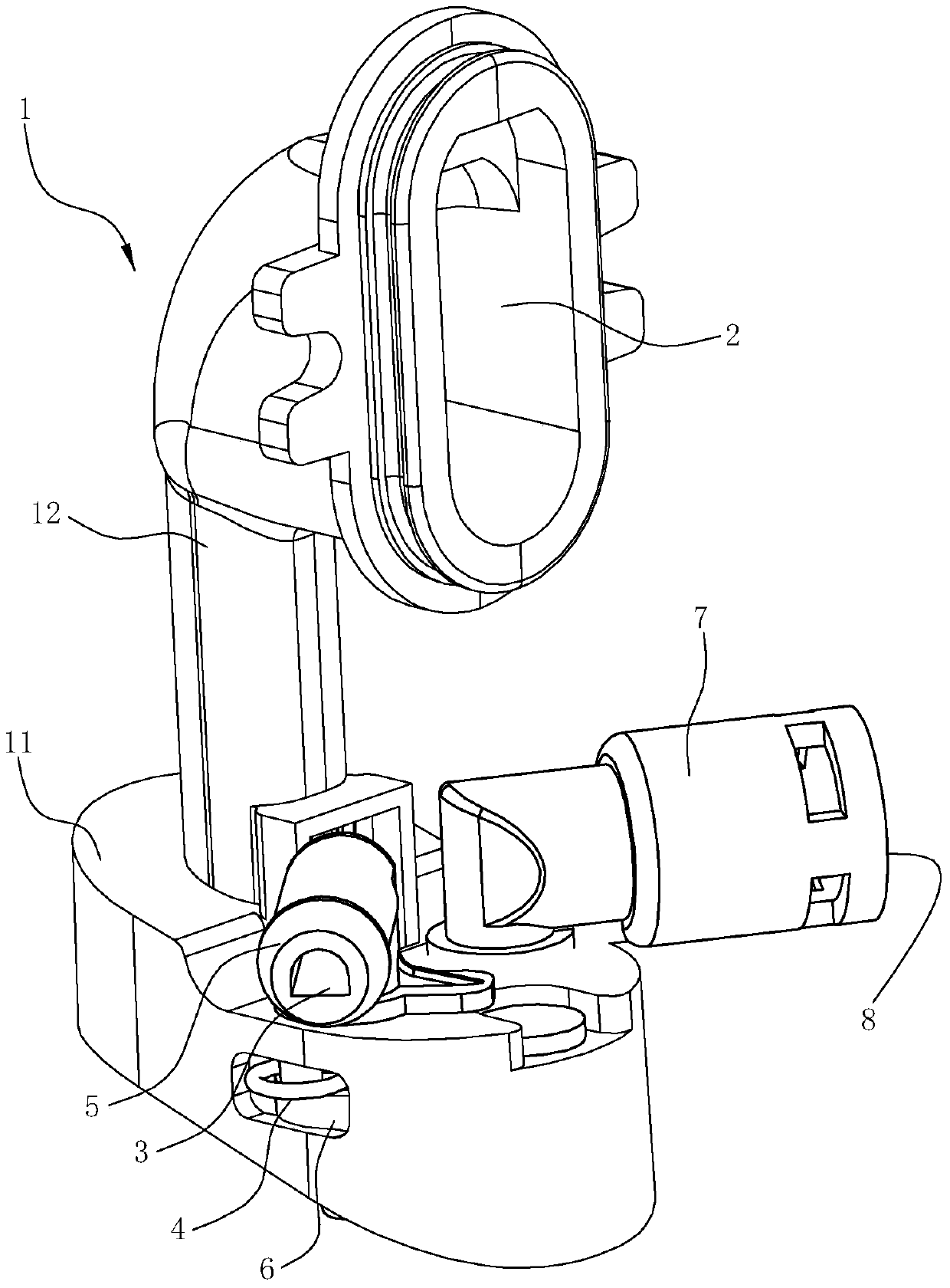 Coffee machine outlet structure