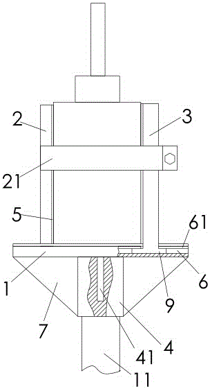 An easy-to-use punching frame