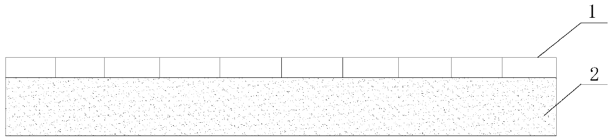 Peacock tail spread type shell inlaying composite board and manufacturing process thereof