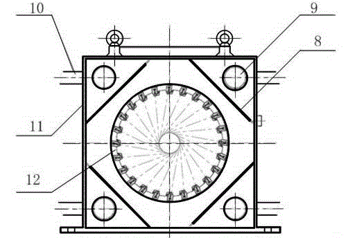 Steel tube cooling device