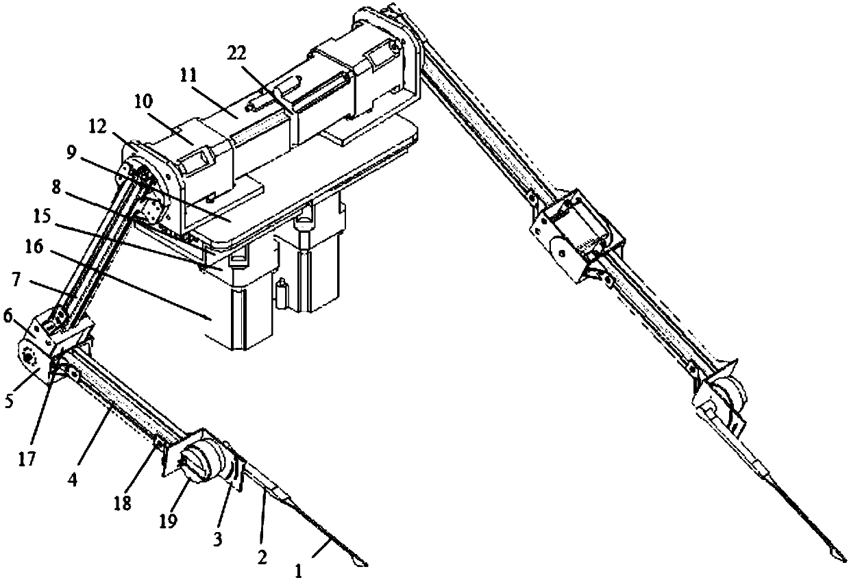 Joint type dulcimer playing robot