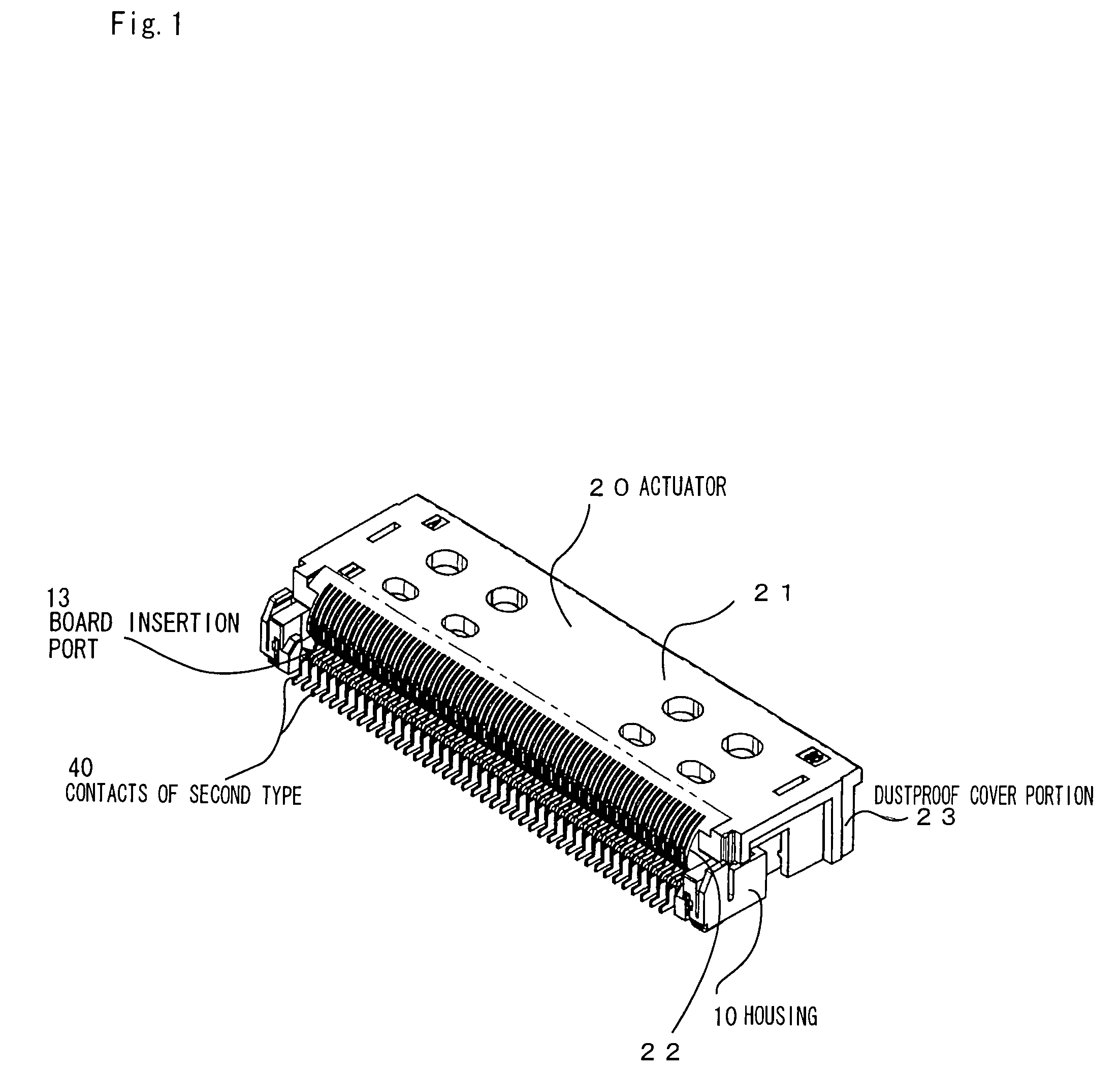 Connector for flexible substrate