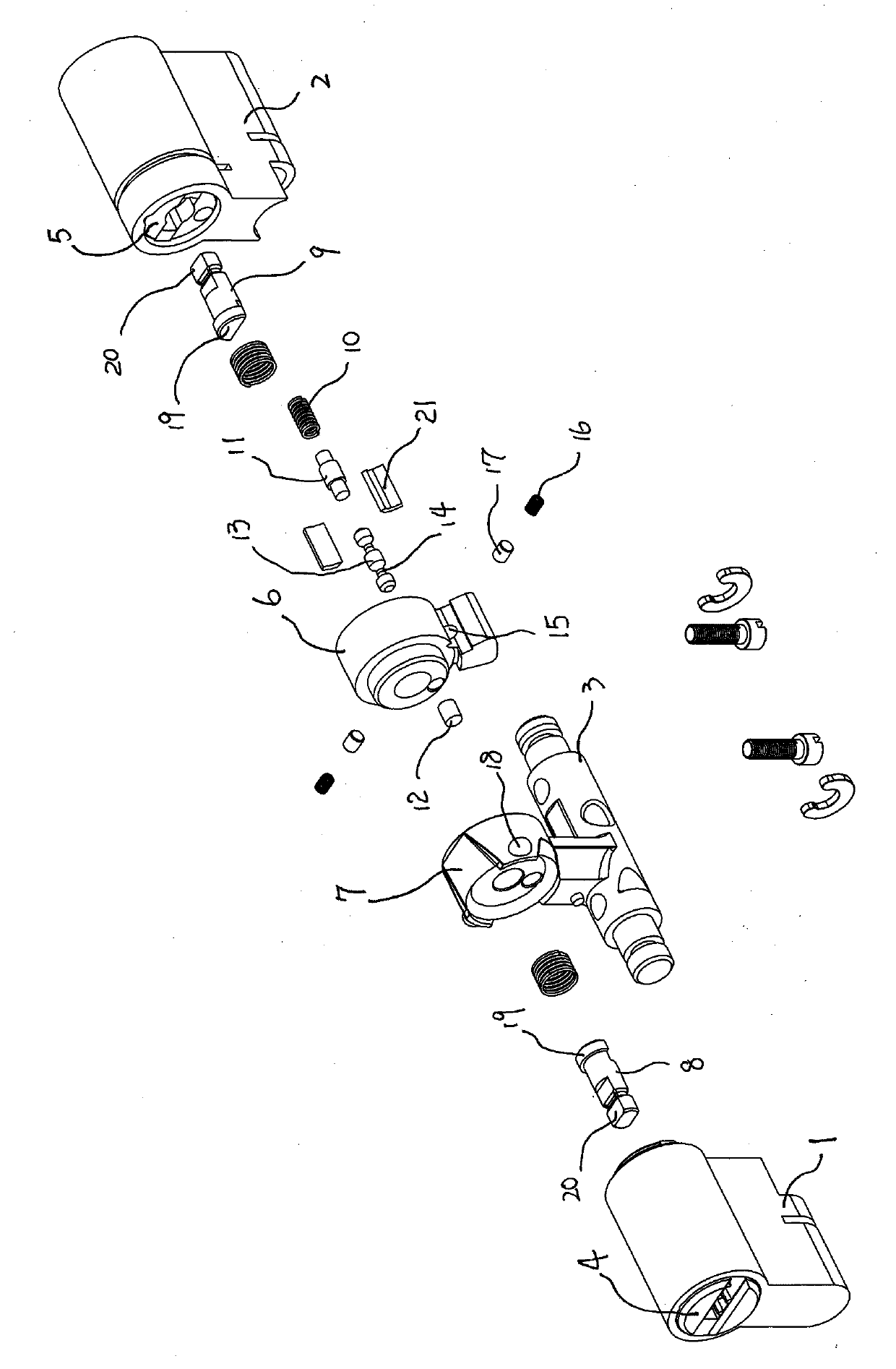 Improved lock cylinder mechanism