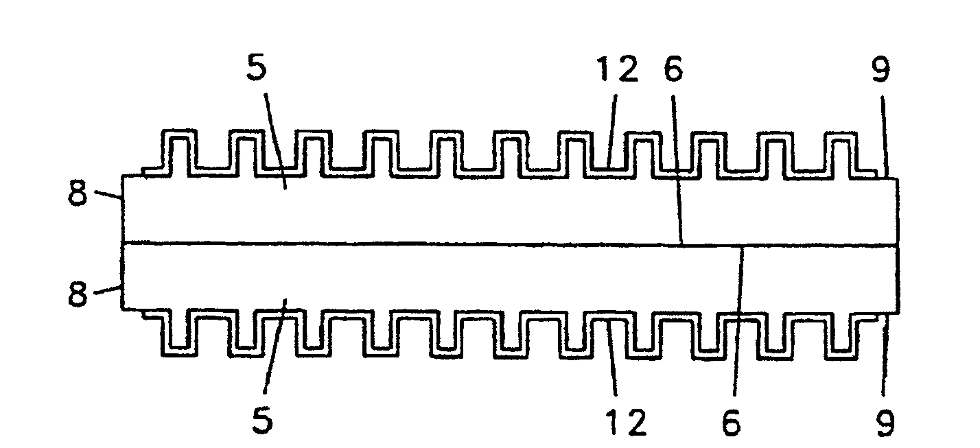 Dielectric actuator or sensor structure and method of making it