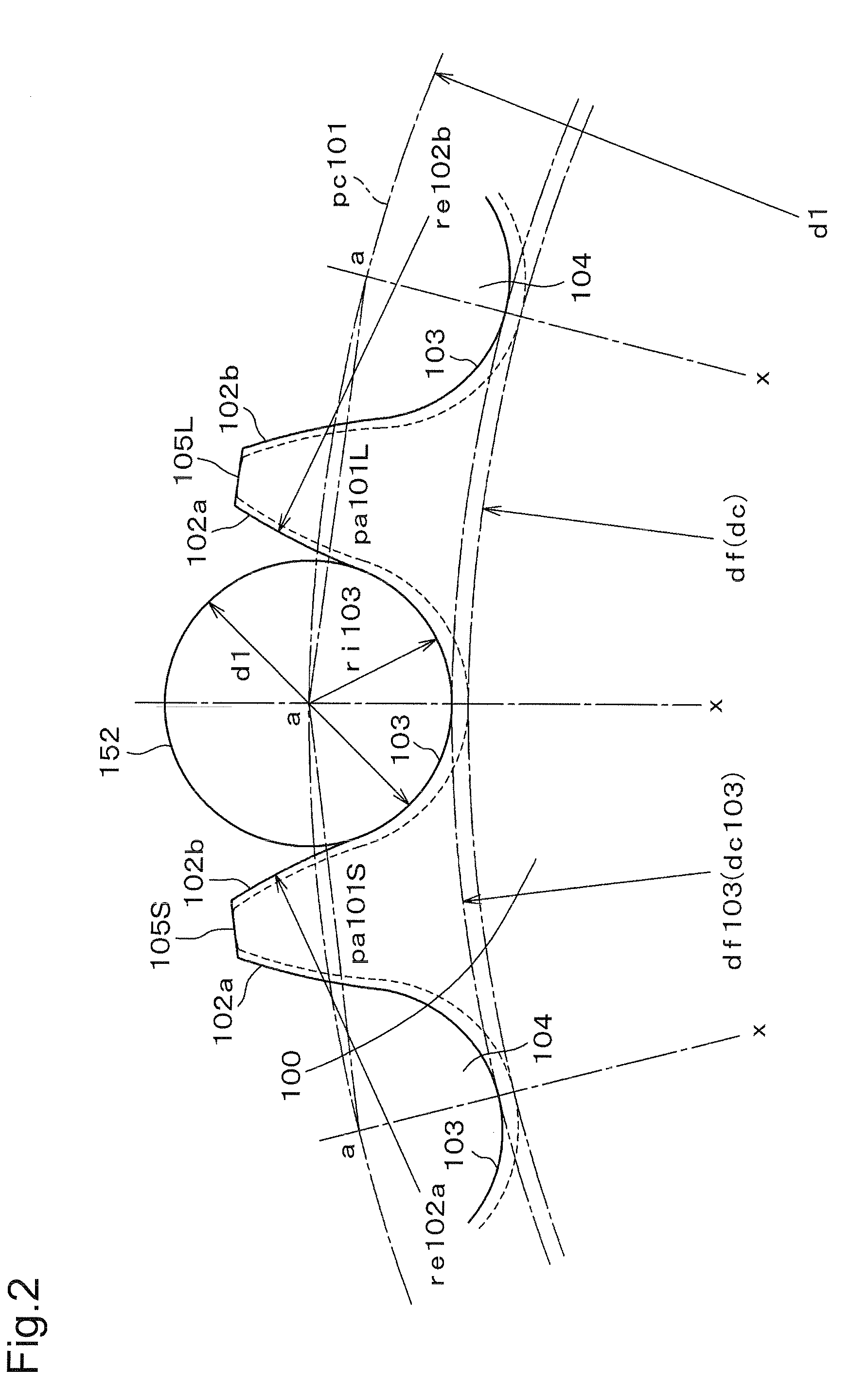 Sprocket for chain