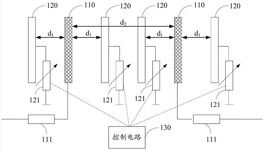 Array antenna and method and device for transmitting and receiving signals