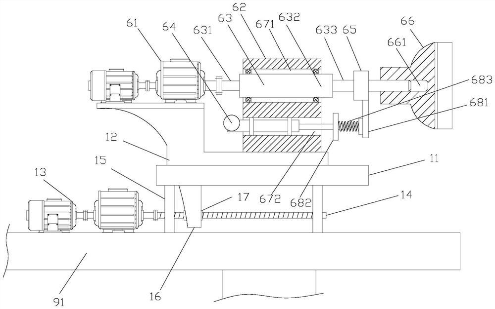 A punching device for furniture boards