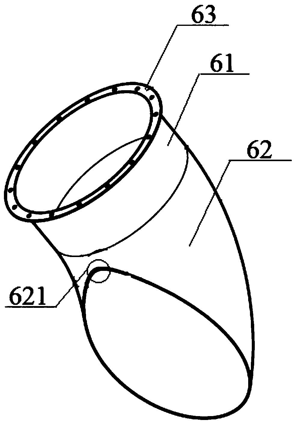 Heat dissipation device for tower drum of wind turbine generator