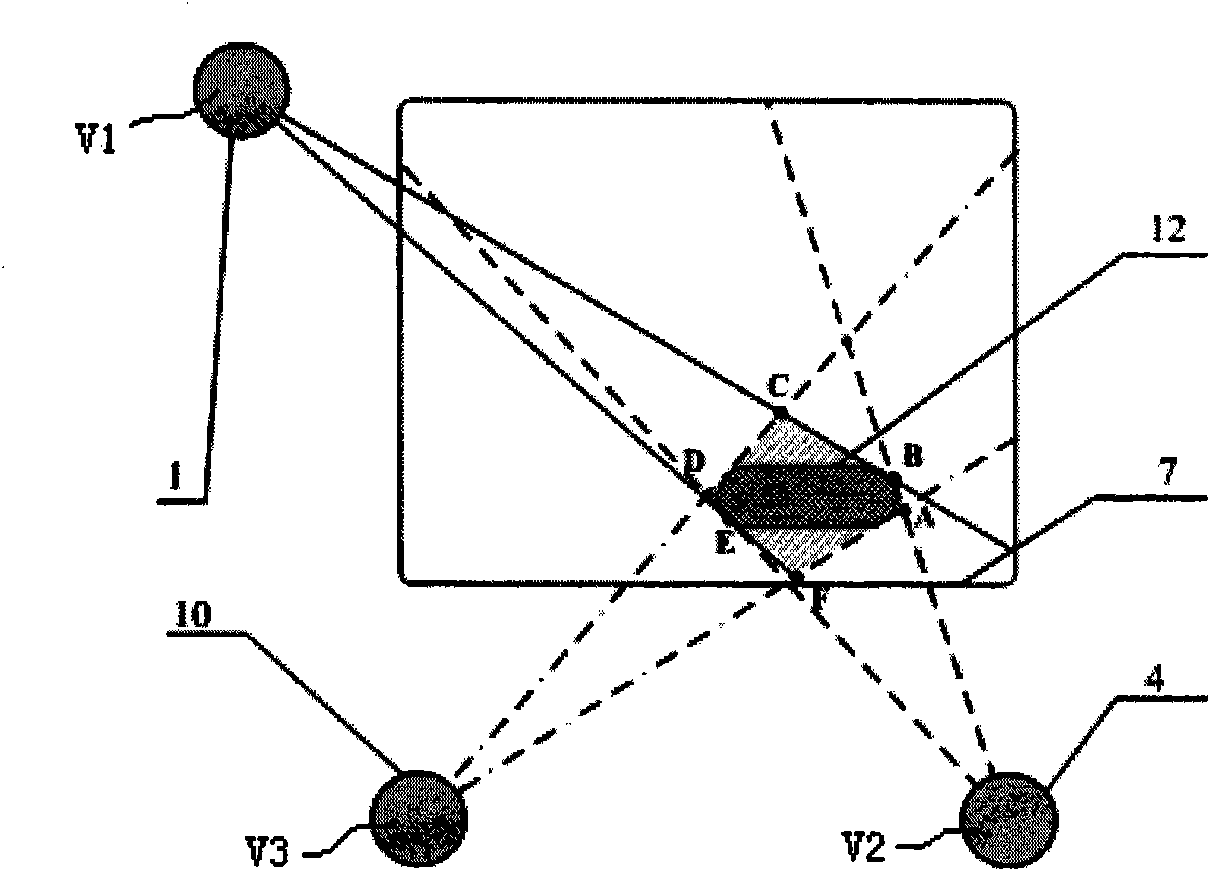 Method and device for automatically detecting explosive substances in luggage by using multi-view X rays