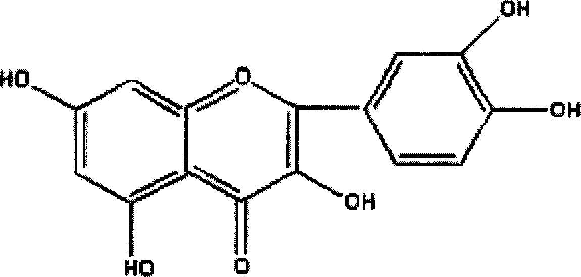 Quercetin long-acting liposome powder for injection and its preparing method