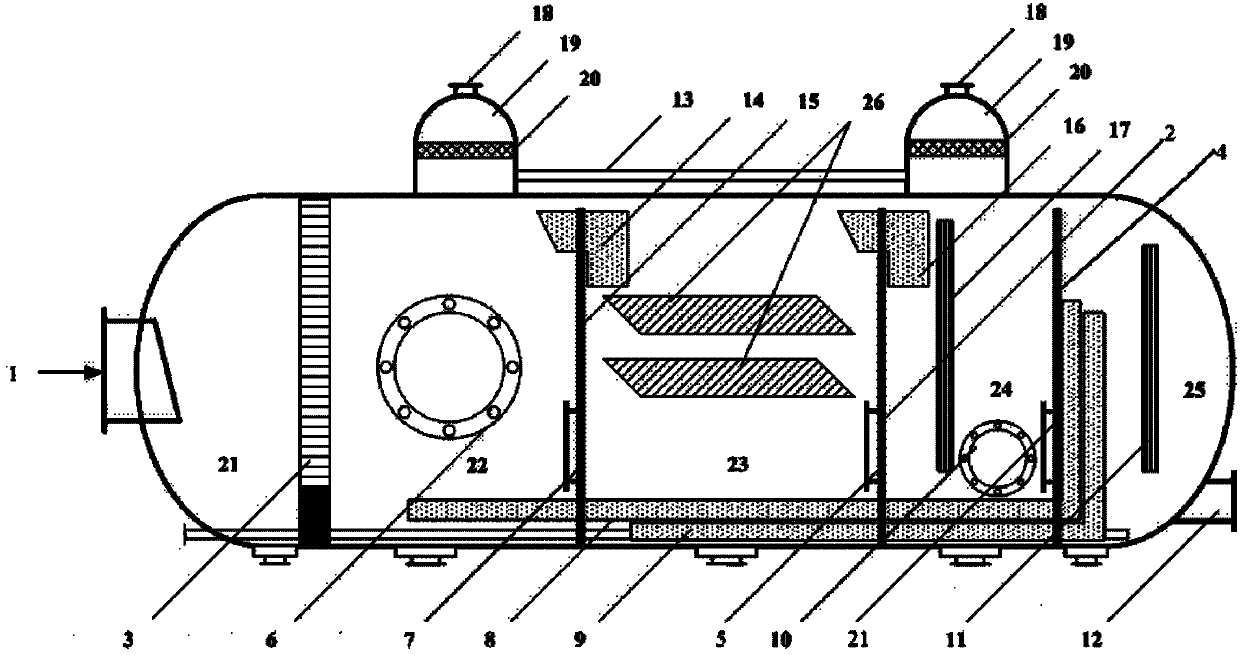 Electric dehydrating oil-water separator with constant liquid level