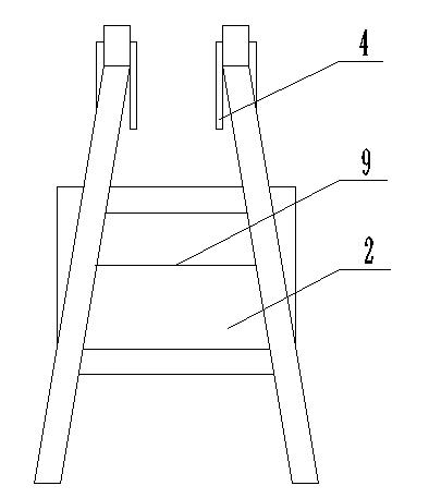 Gear shaft overhauling and washing device