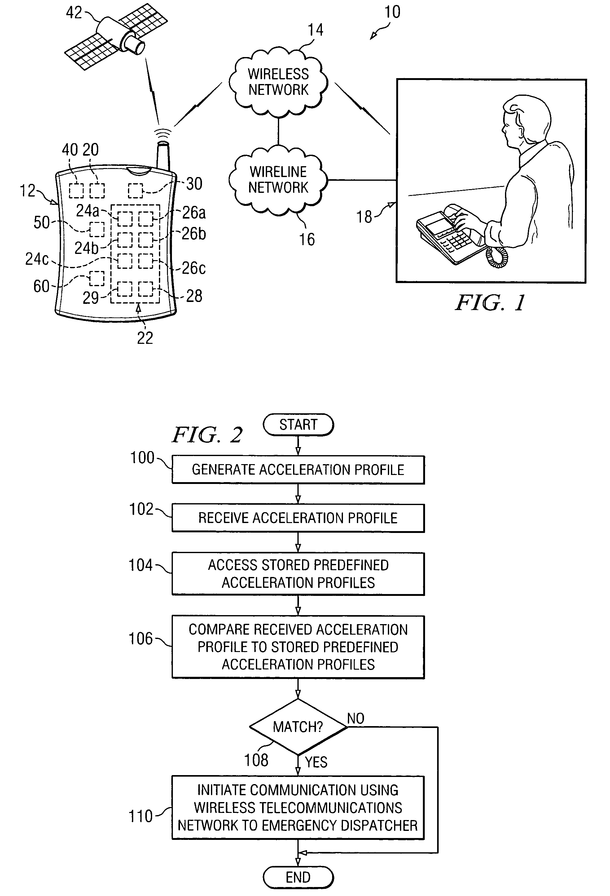 Handheld portable automatic emergency alert system and method