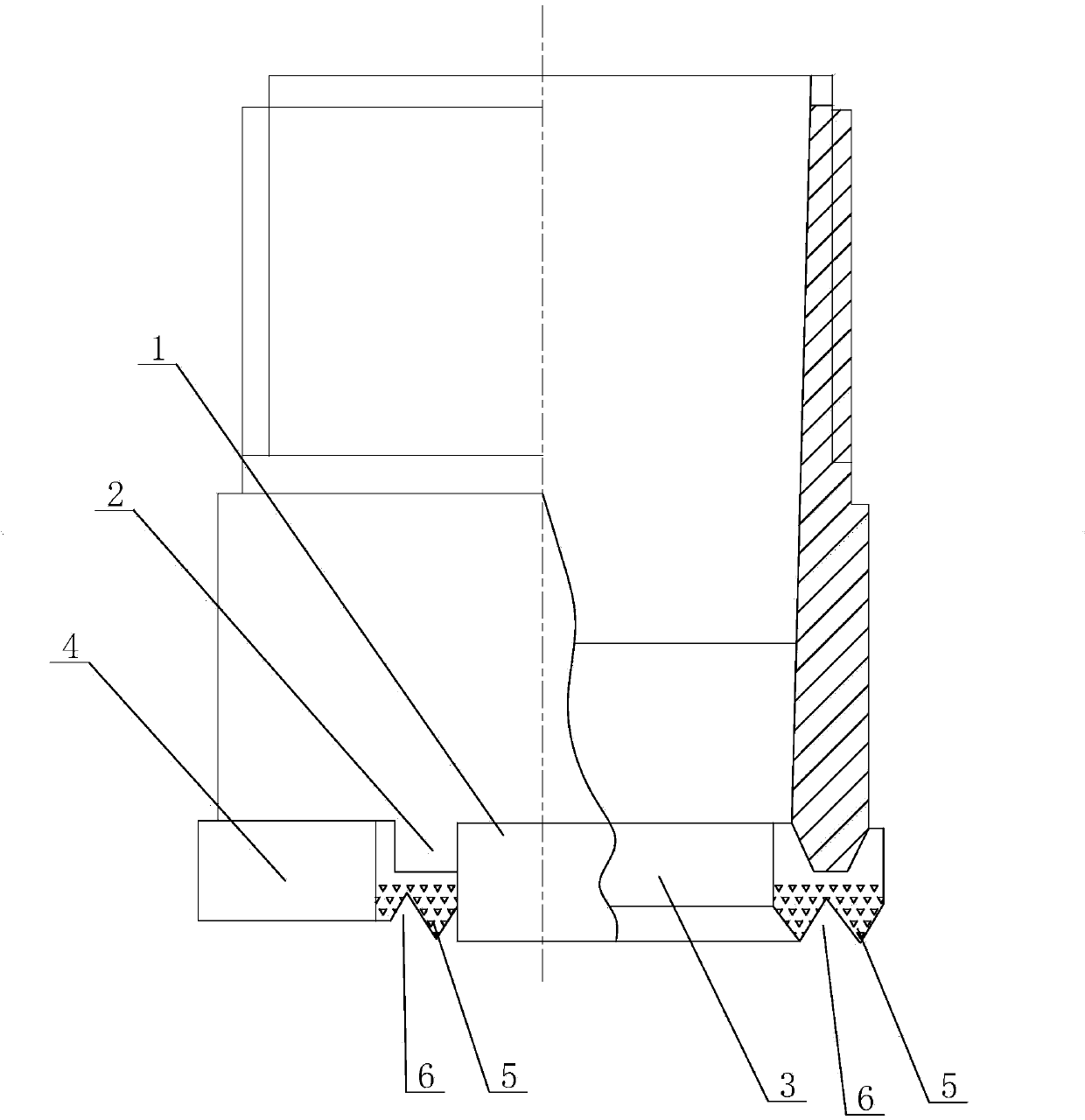 Comb-like fan-shaped block diamond-impregnated bit