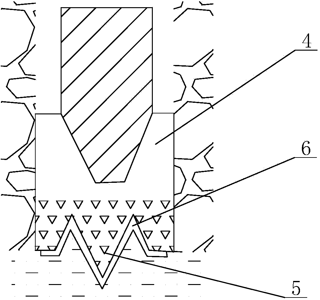 Comb-like fan-shaped block diamond-impregnated bit