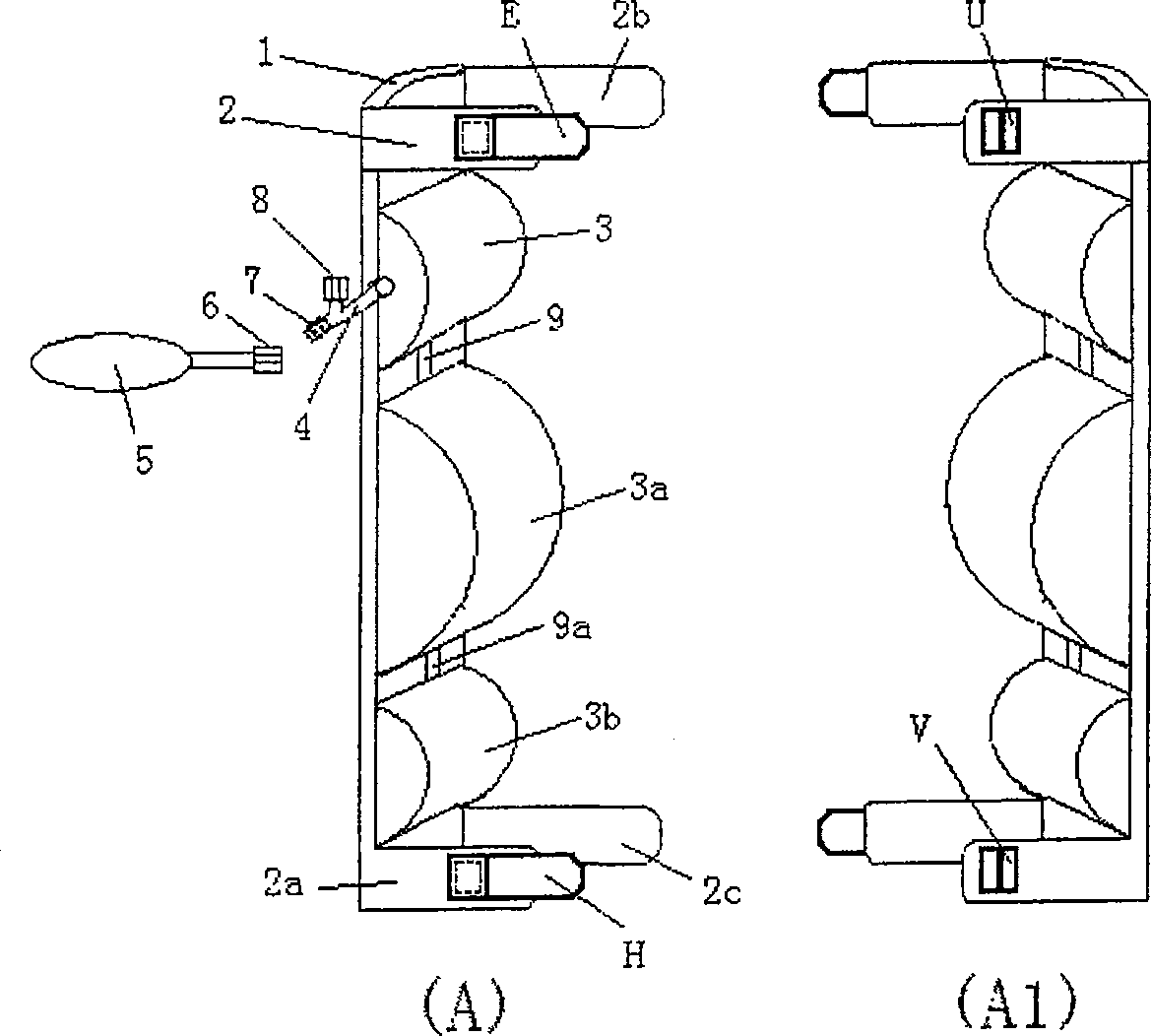 Air pressure extremity correcting board