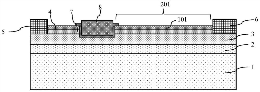 Planar high electron mobility transistor