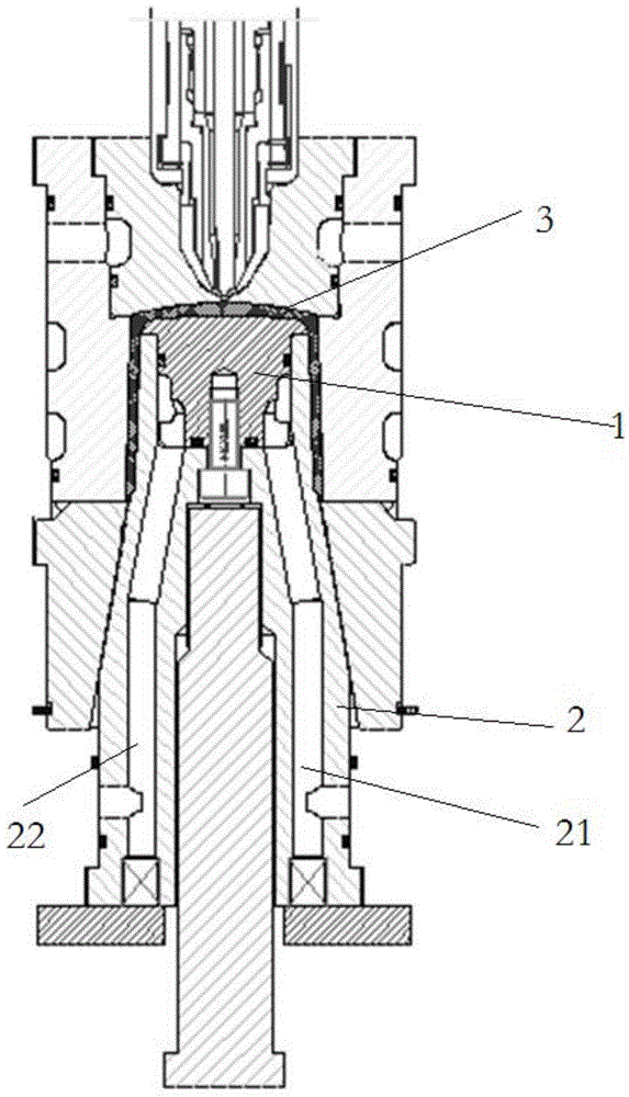 Low-cost high-forming-efficiency injection mold