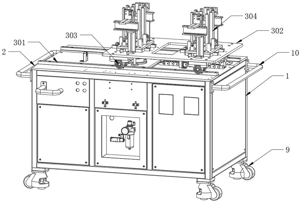 Hardware machining robot stamping line material frame