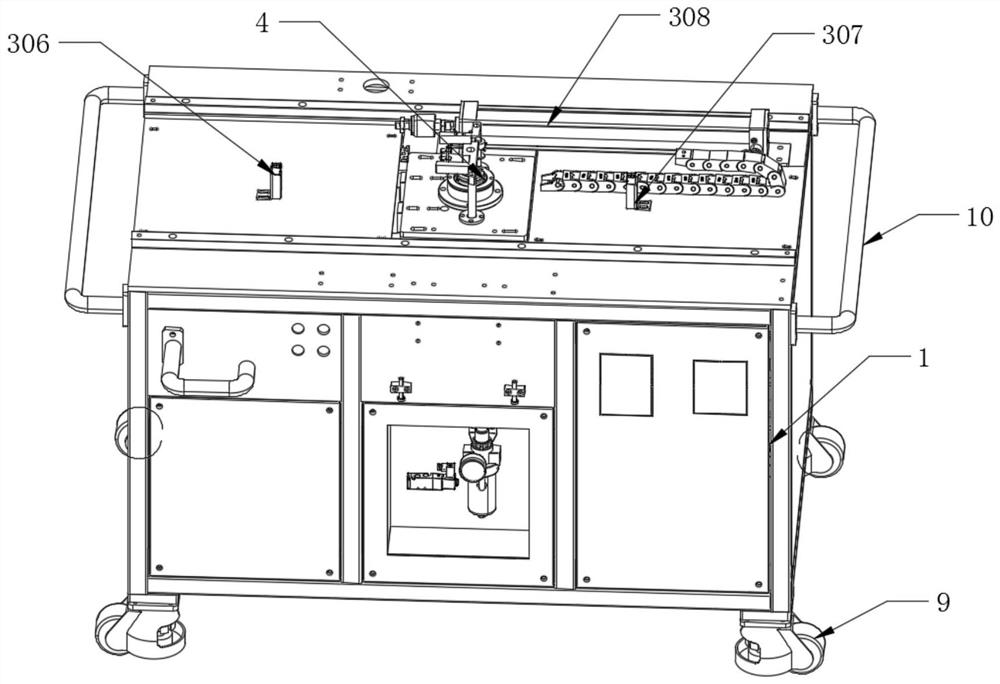 Hardware machining robot stamping line material frame