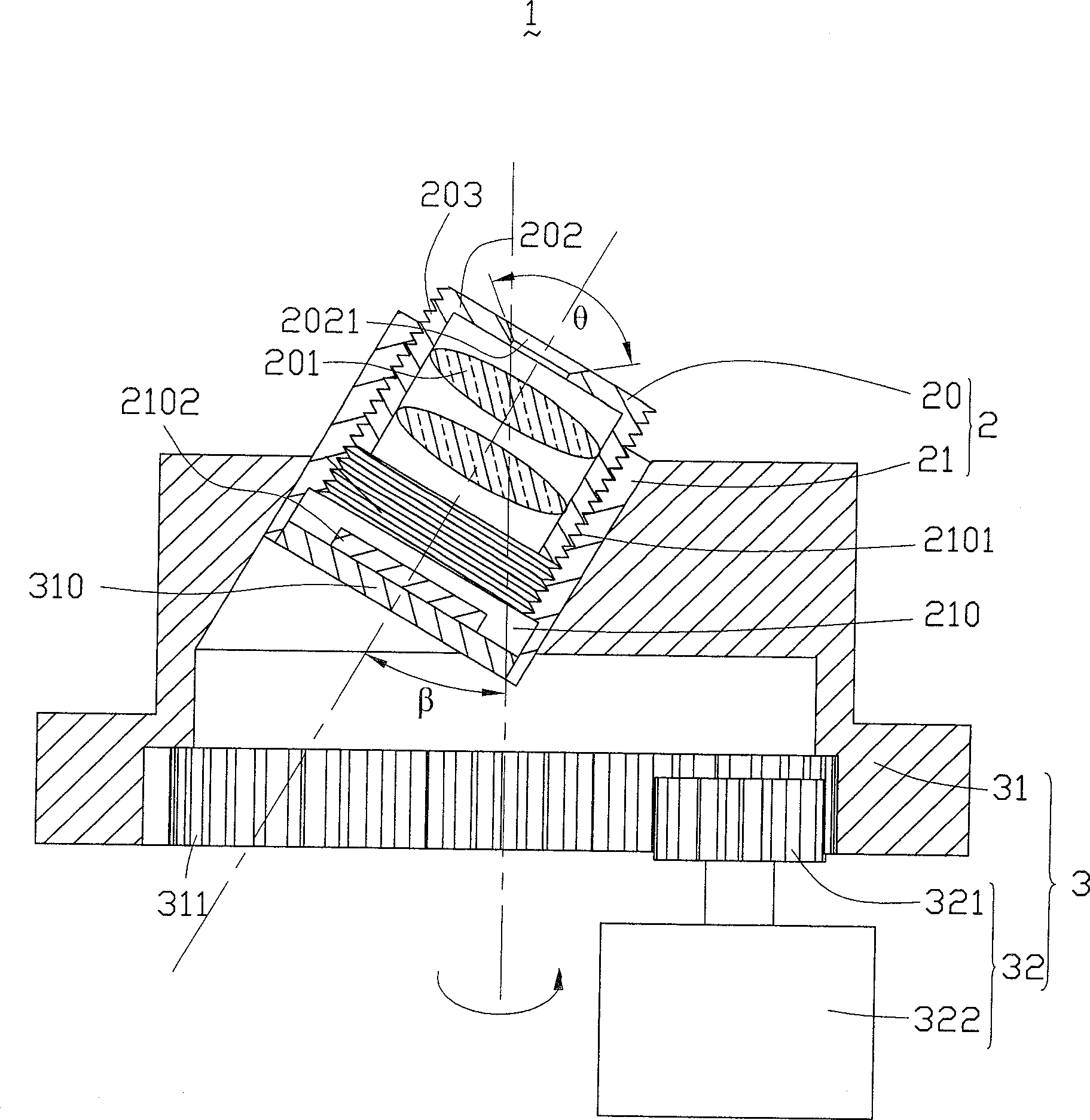 Lens mould set of digital camera