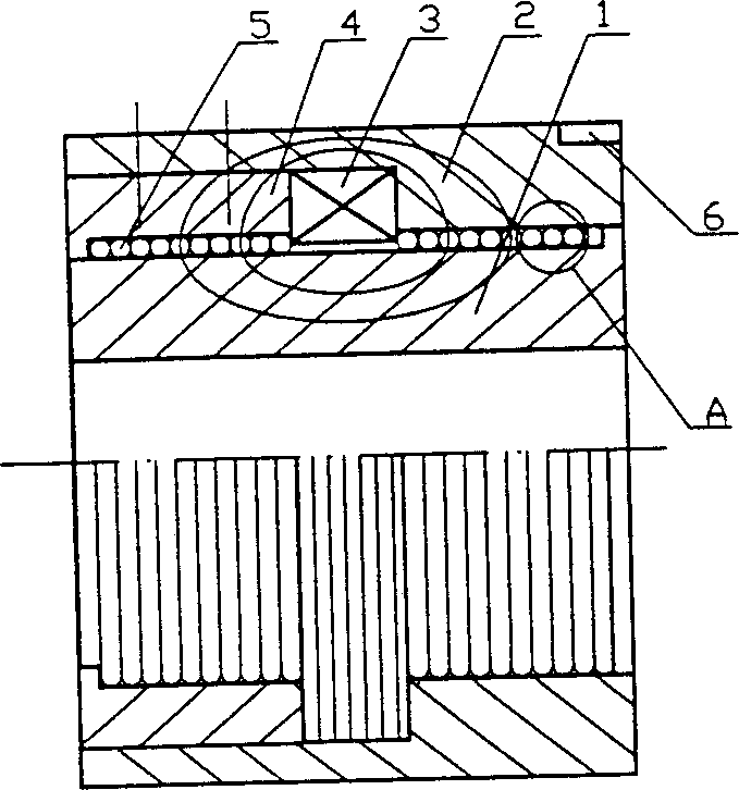 Electromagnetic rope clutch