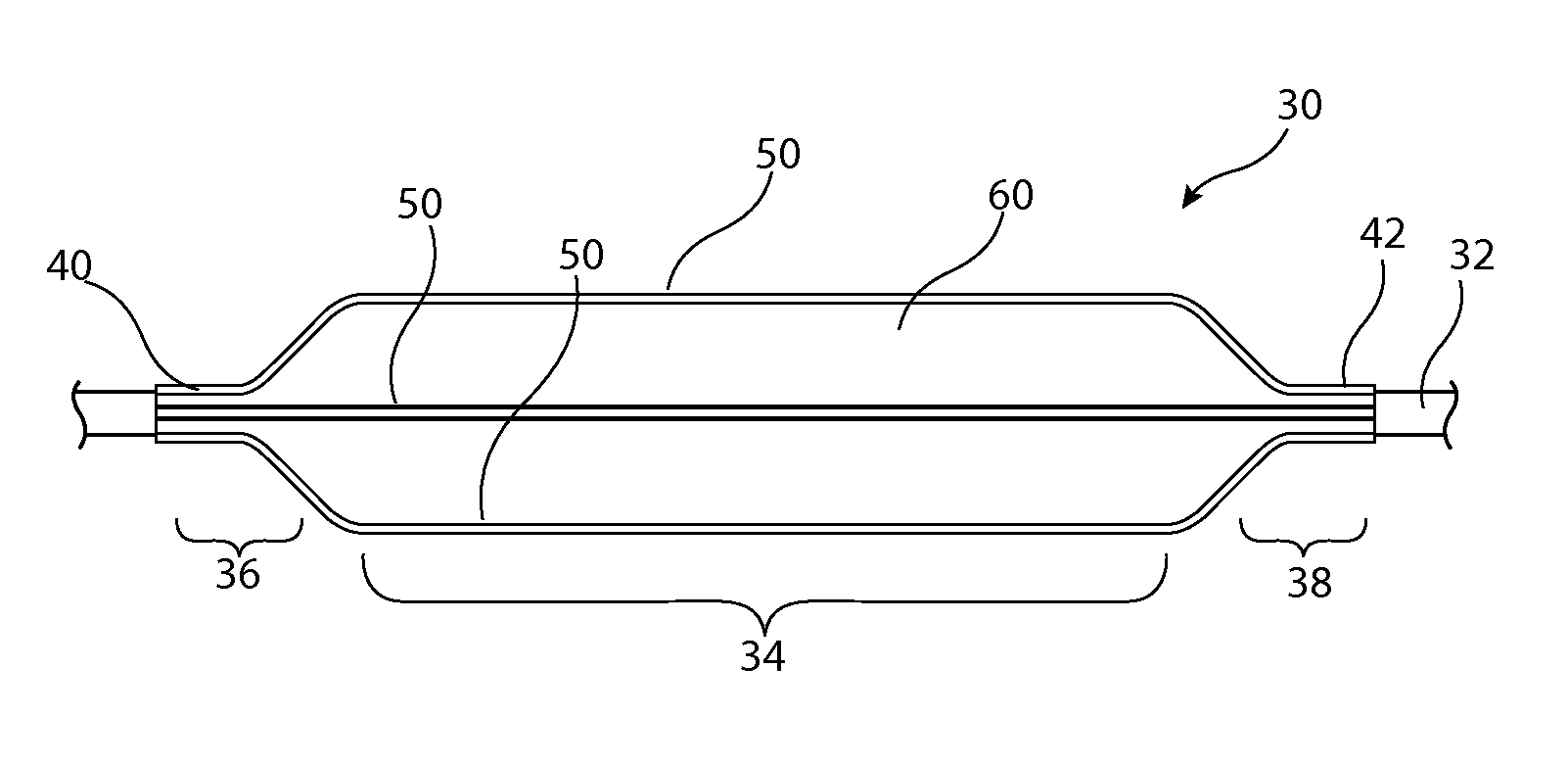 Shaped or textured medical balloon