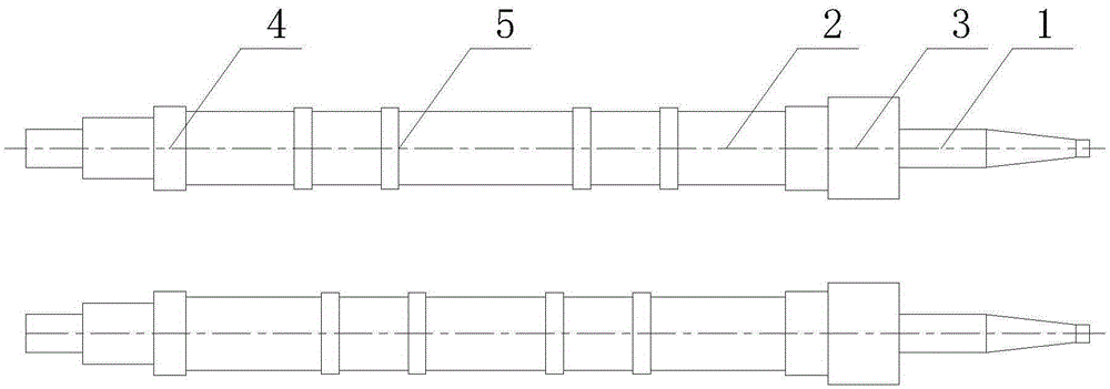 Plate and strip type roll bottom type heating furnace rolls