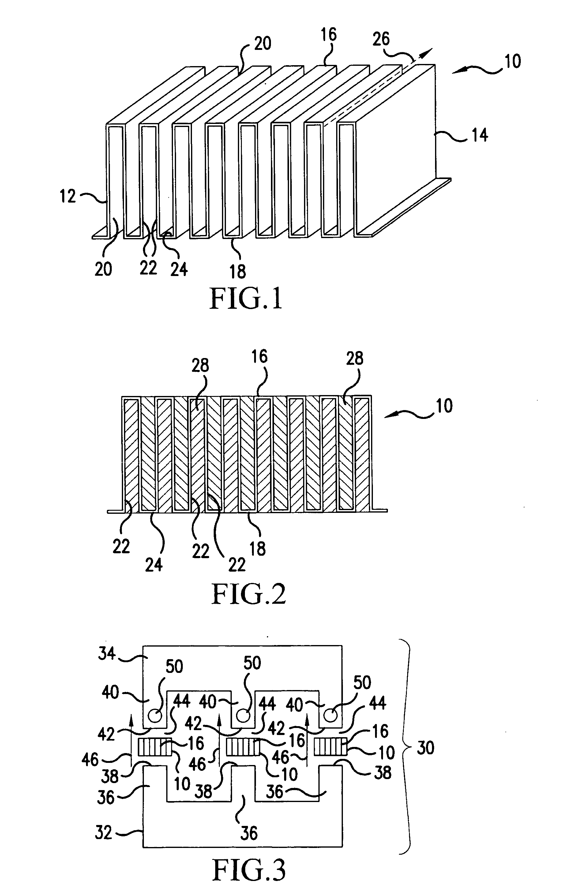 Thermally conductive element for cooling an air gap inductor, air gap inductor including same and method of cooling an air gap inductor