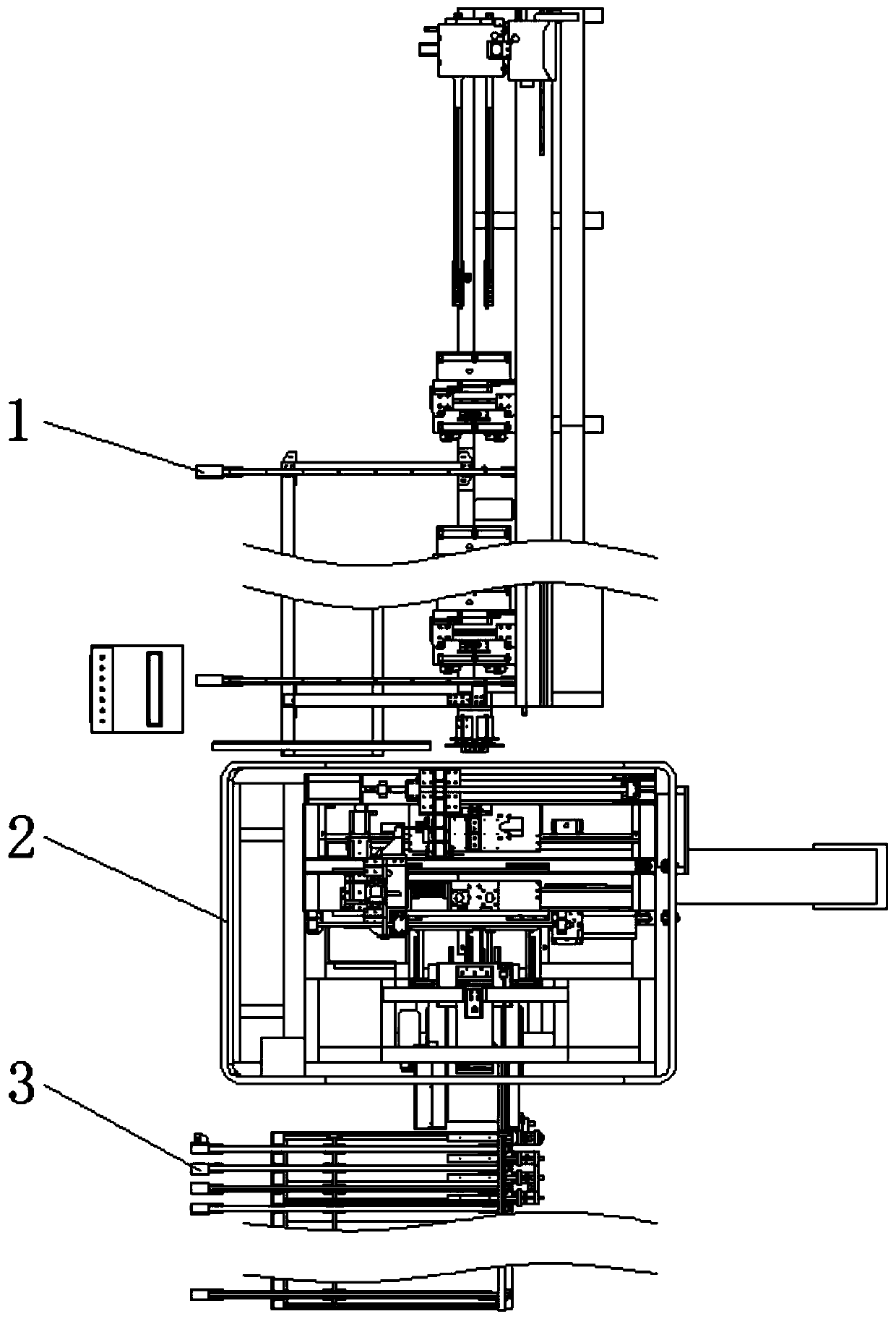 Automatic sawing and end milling equipment