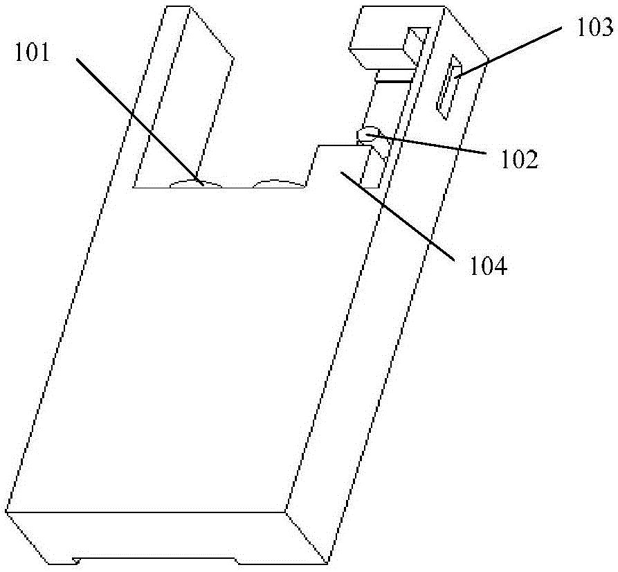 Device and terminal for automatically popping up camera