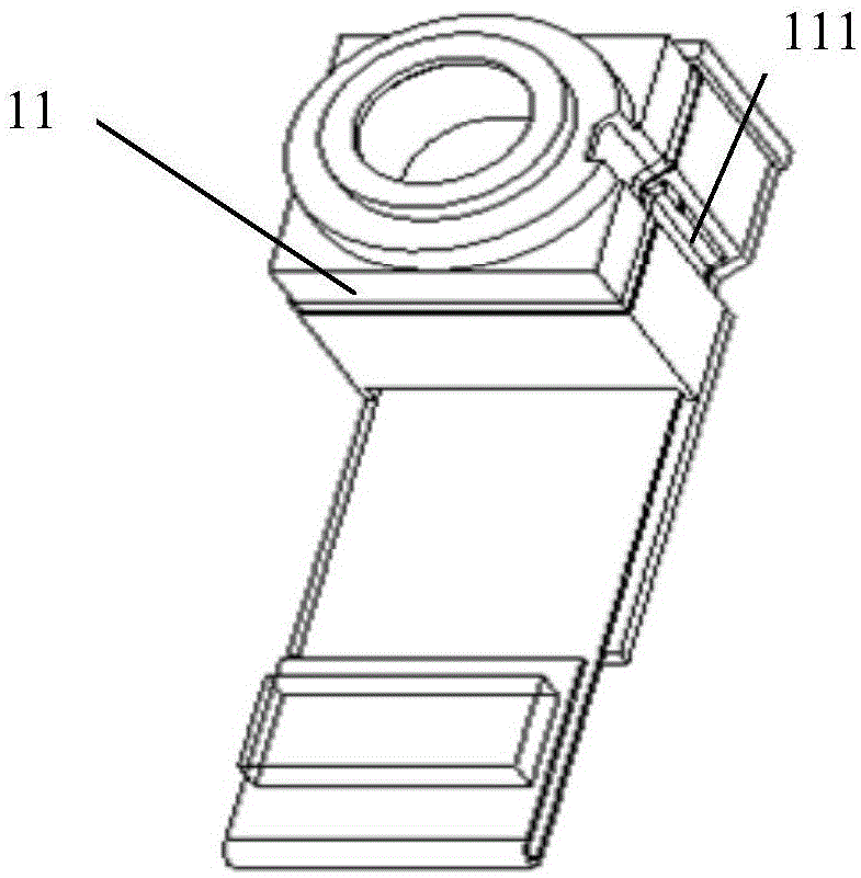 Device and terminal for automatically popping up camera