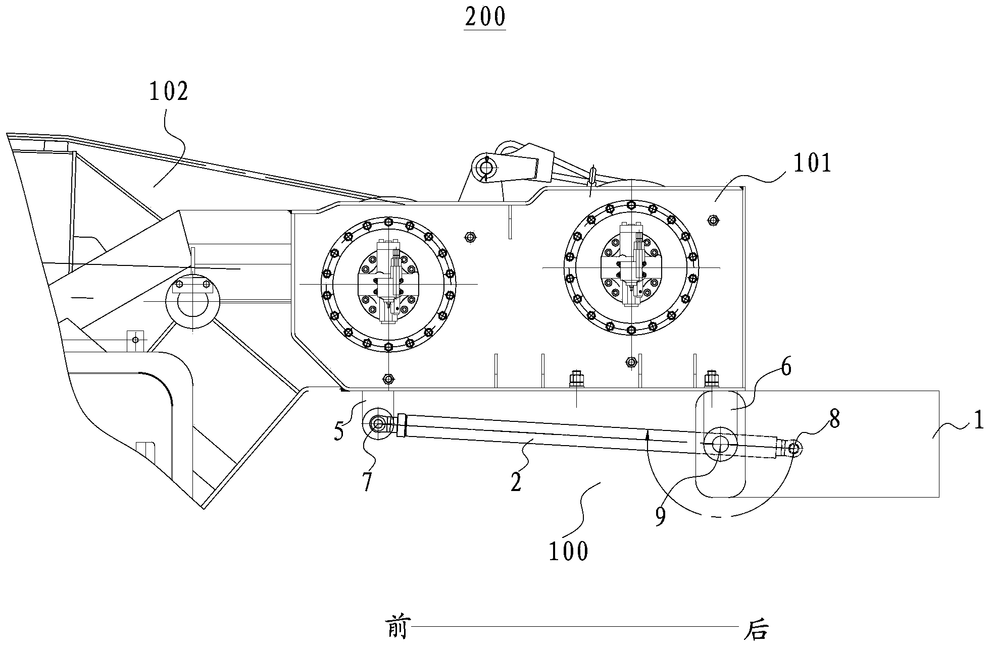 Balance weight equipment of crane and crane with same