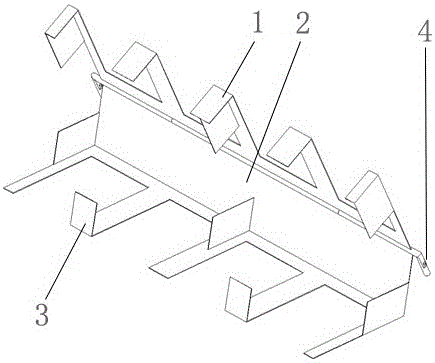 Koji block placing shelf