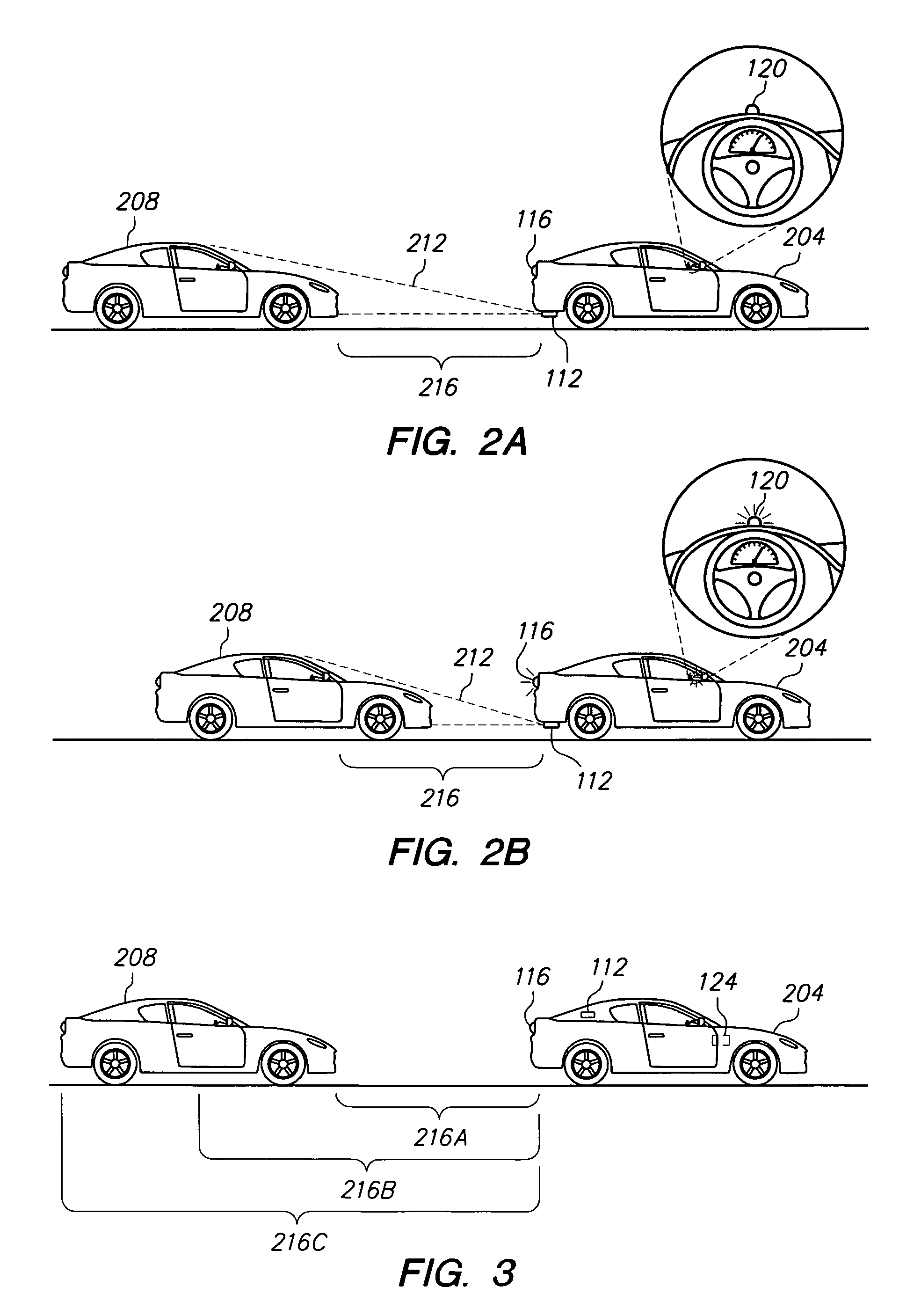 Brake light warning system with early warning feature