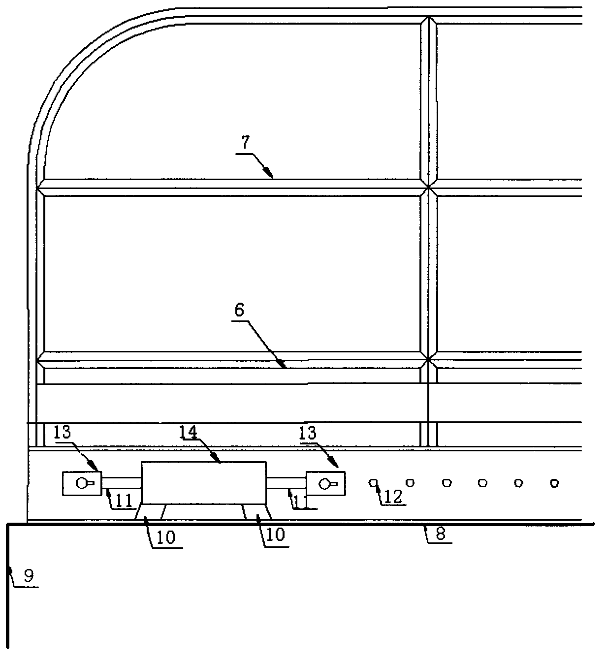 Auto-telescoping trestle bridge applicable to movable platforms