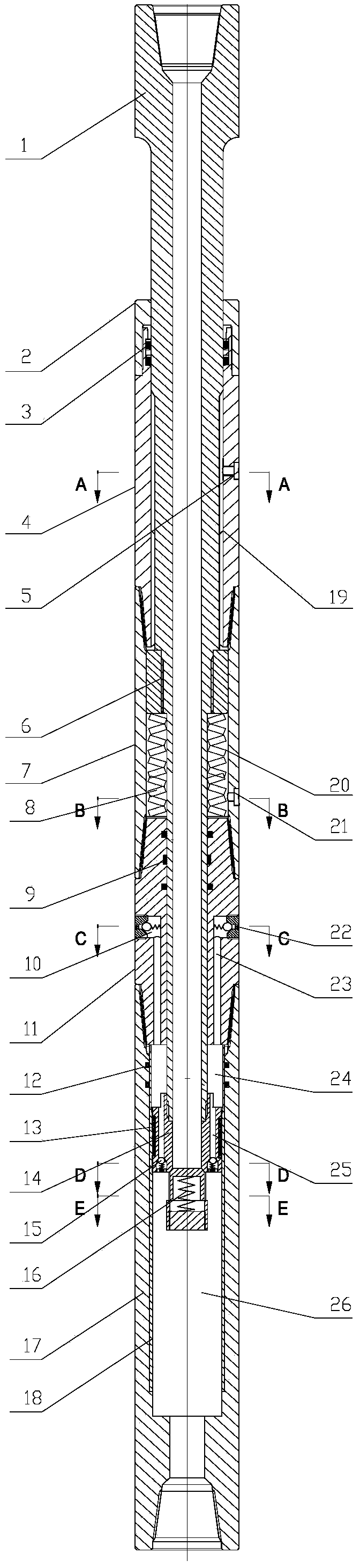 Device for improving oil and gas well drilling speed