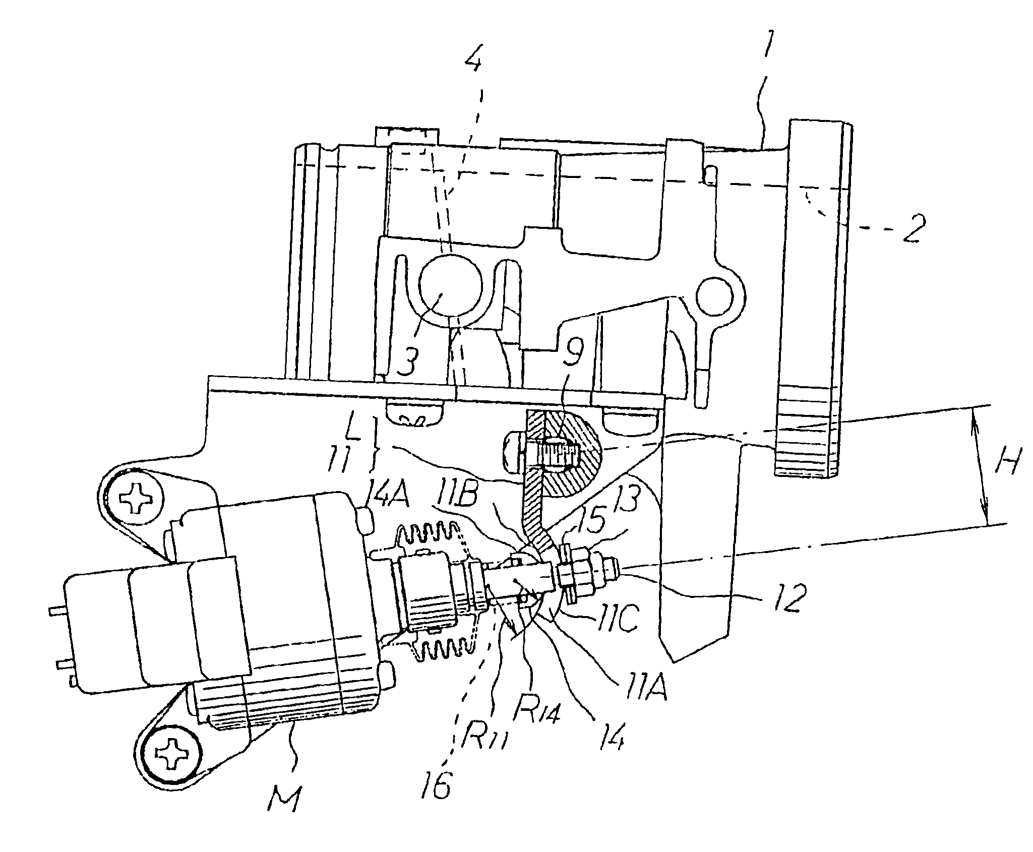 Idle speed control apparatus in throttle body