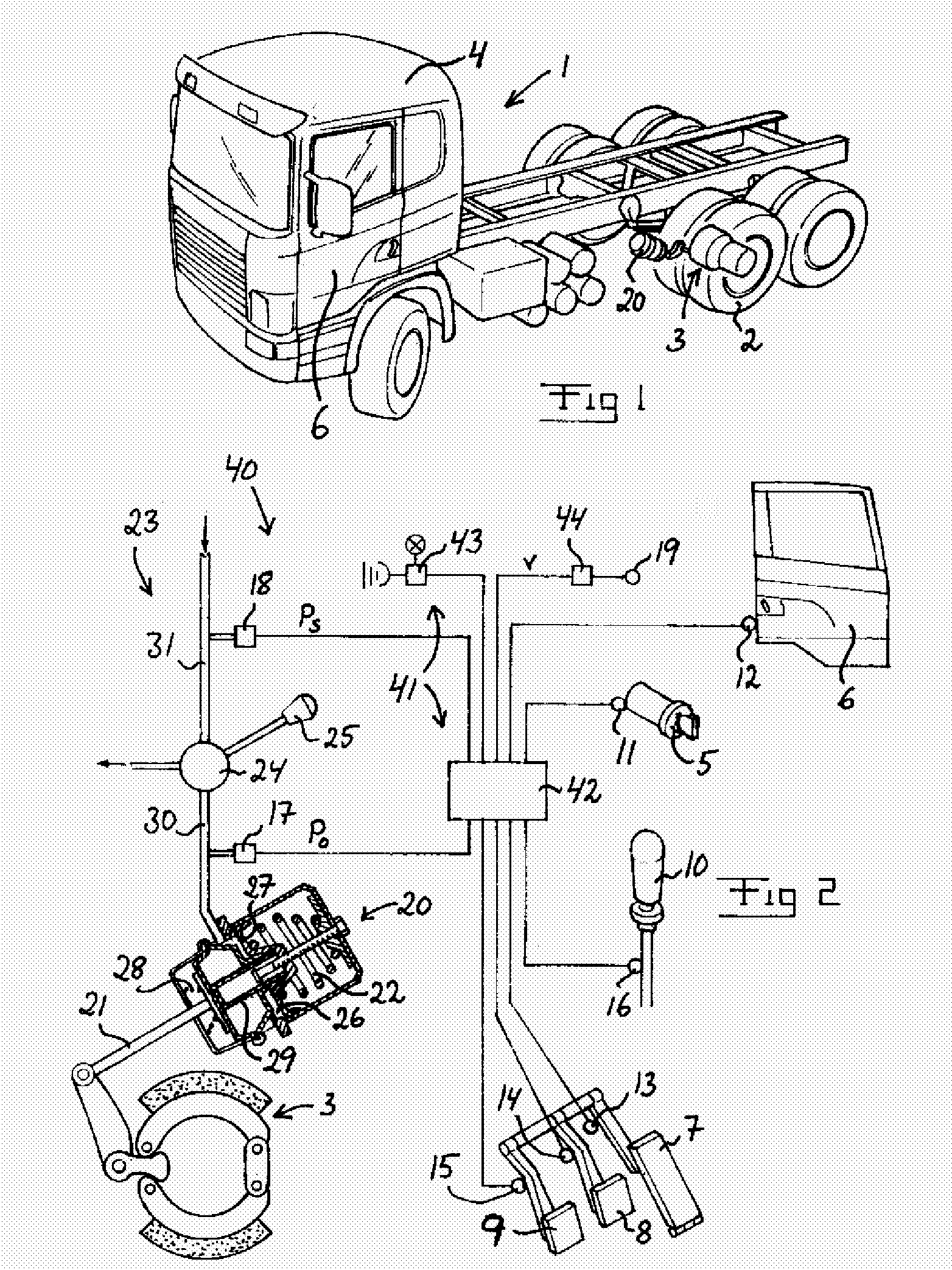 Warning system generating warning of disengagement of parking brake of motor vehicle